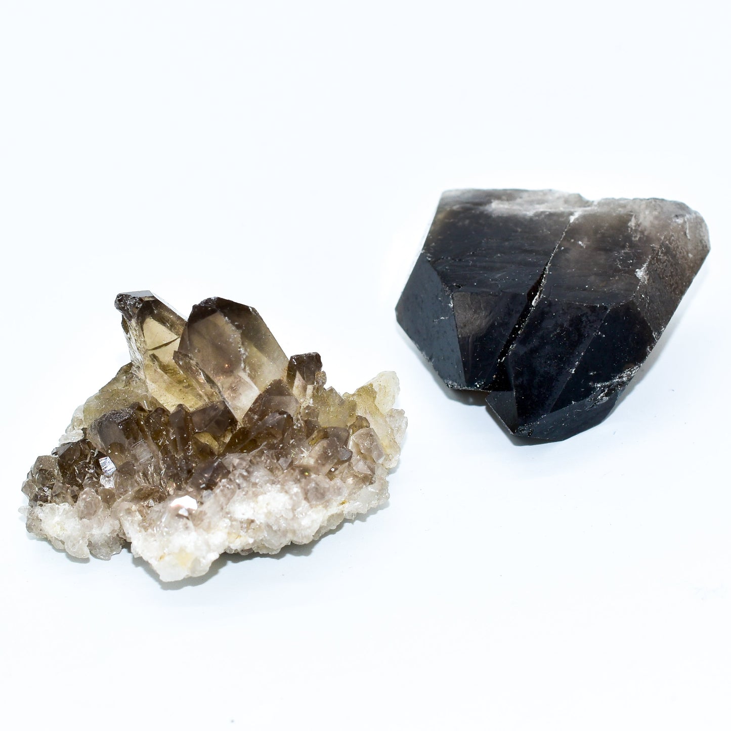 Smokey Quartz Clusters by Whyte Quartz