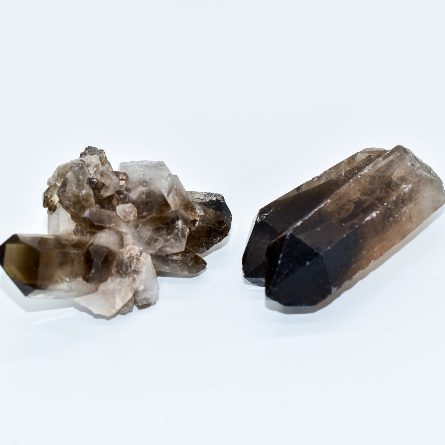 Smokey Quartz Clusters by Whyte Quartz