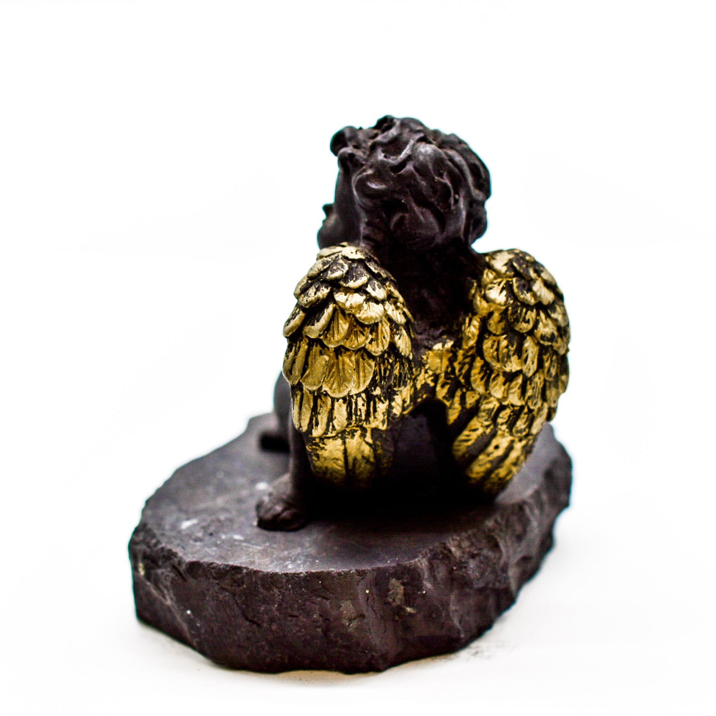 Dreamy Angel Shungite Figurine by Whyte Quartz