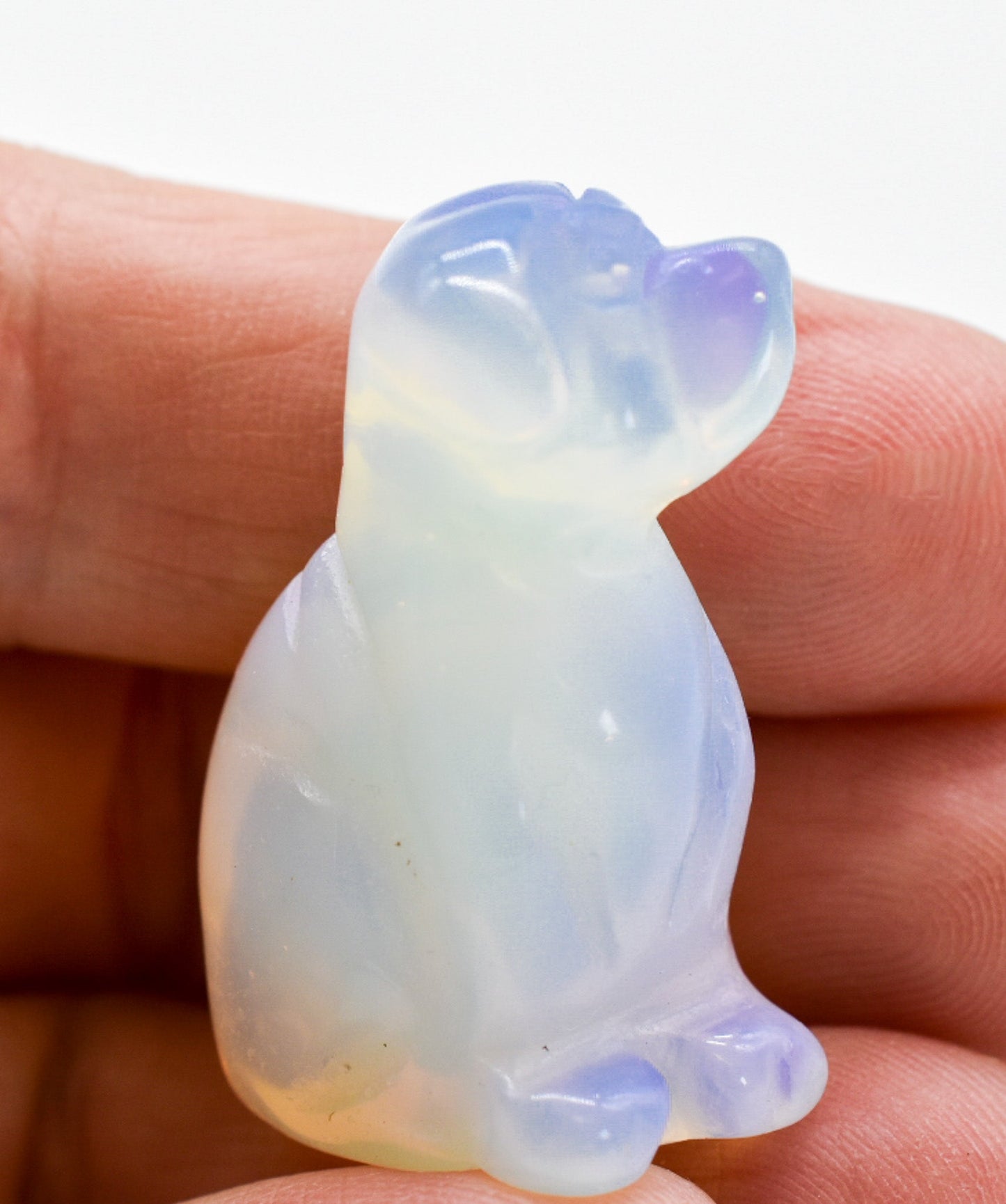 Mini Crystal Carved Dogs by Whyte Quartz