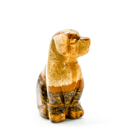 Mini Crystal Carved Dogs by Whyte Quartz