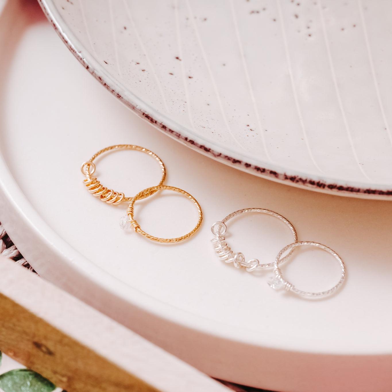 Dainty Fidget Ring by Salt and Sparkle