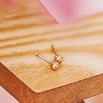 Dainty Rectangle Dangle Gold Earrings by Salt and Sparkle