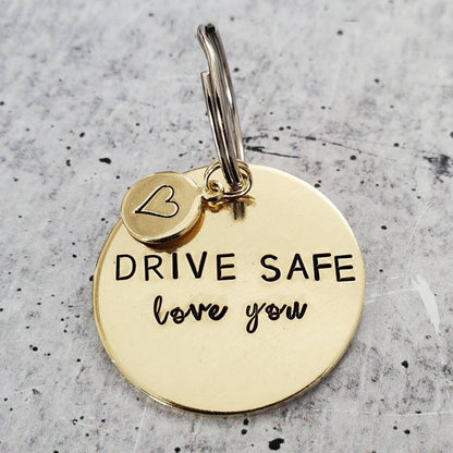 Drive Safe Love You Keychain by Salt and Sparkle