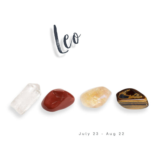 Leo Zodiac Crystal Set by Energy Wicks