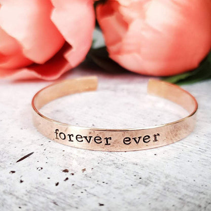 FOREVER EVER Stacking Cuff Bracelet by Salt and Sparkle