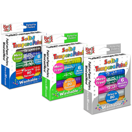 Kwik Stix 6 Pack Bundle by TPG Creations/The Pencil Grip, Inc.