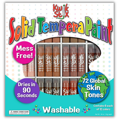 Kwik Stix, Class Pack Set of 72 Global Skin Tones by TPG Creations/The Pencil Grip, Inc.