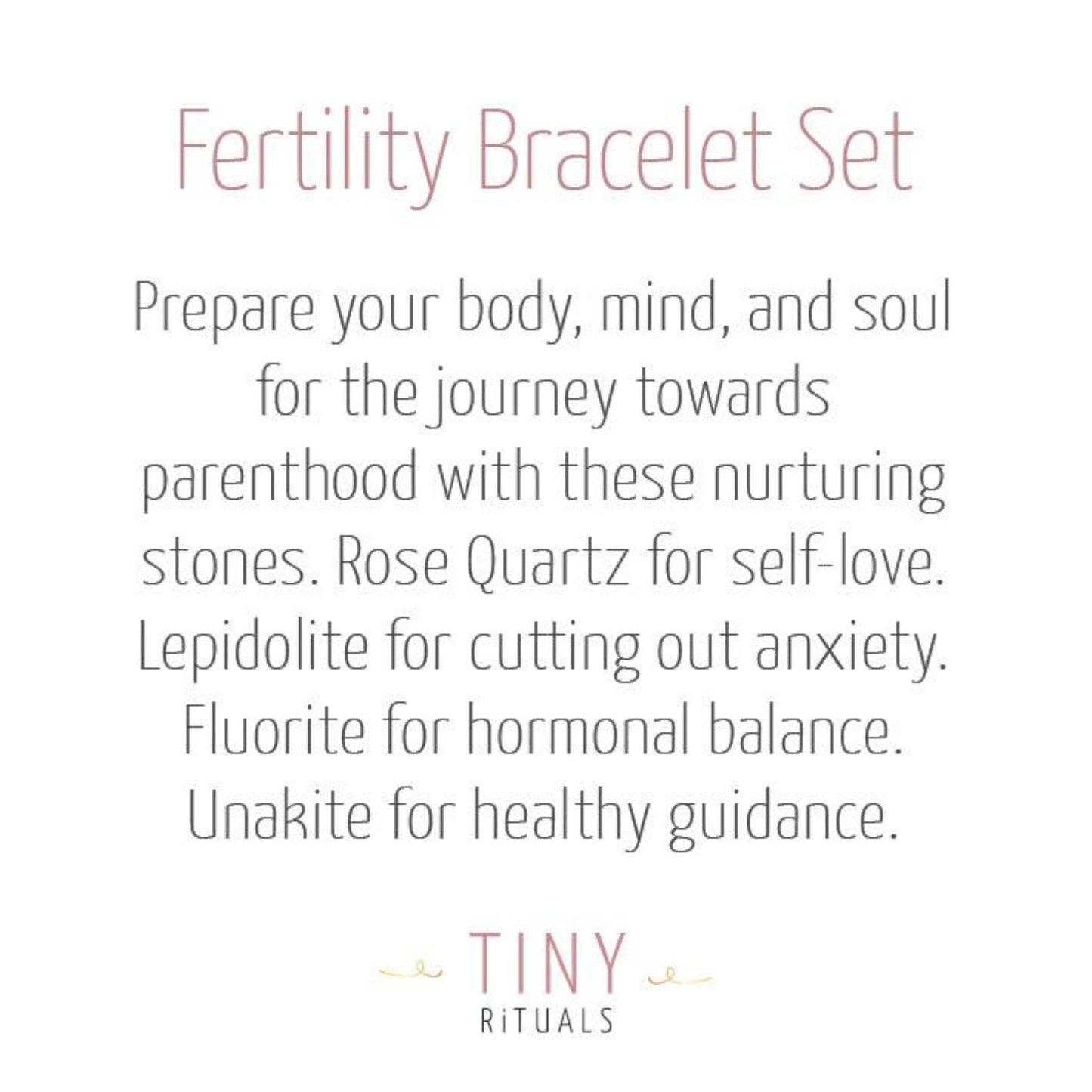 Fertility Pack by Tiny Rituals