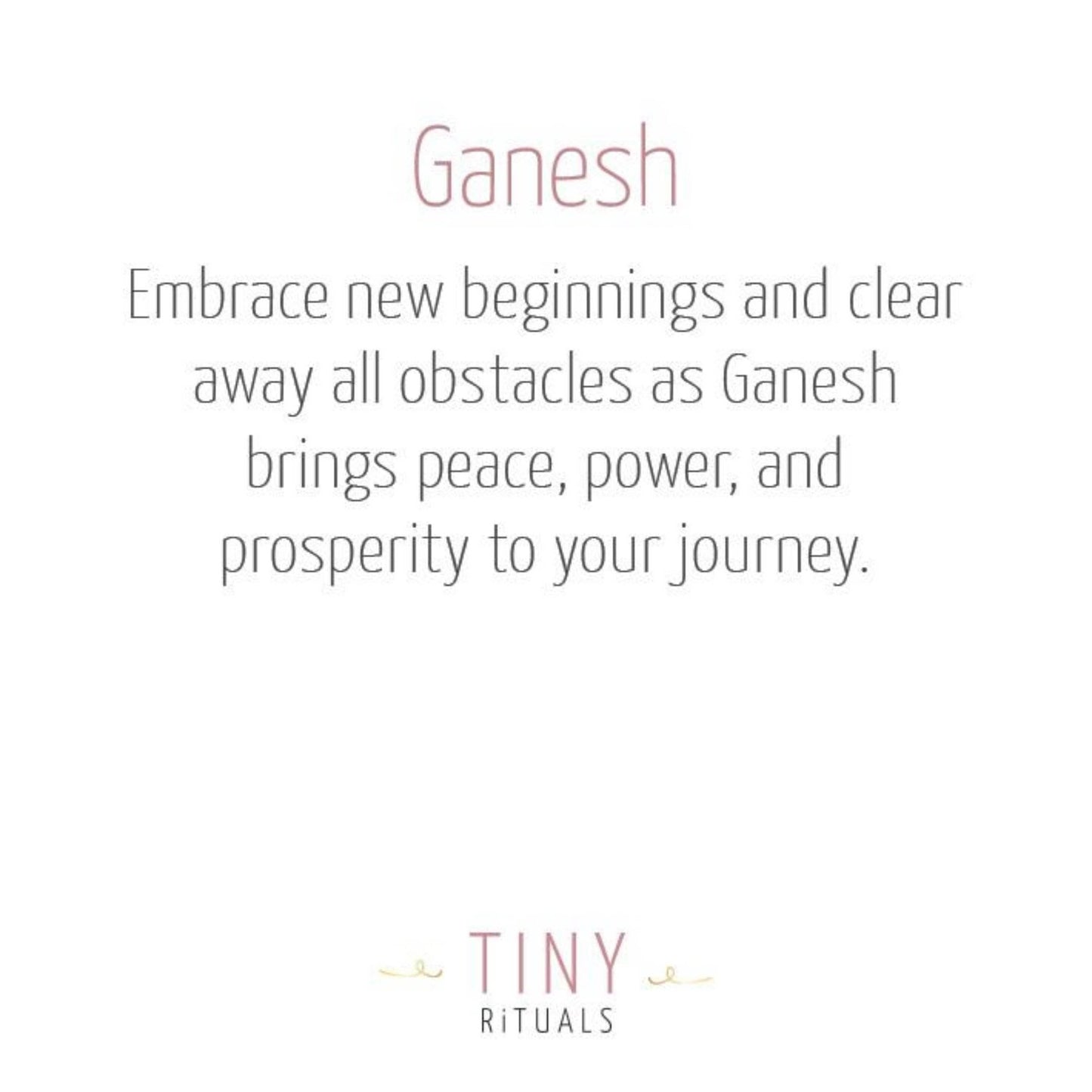 Pocket Baby Ganesh by Tiny Rituals