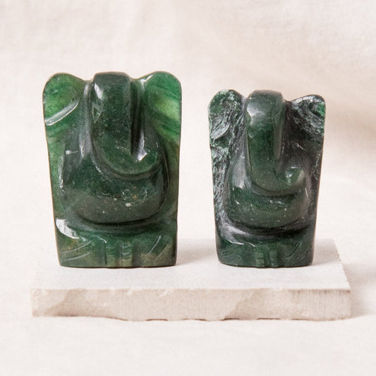 Green Jade Ganesh by Tiny Rituals