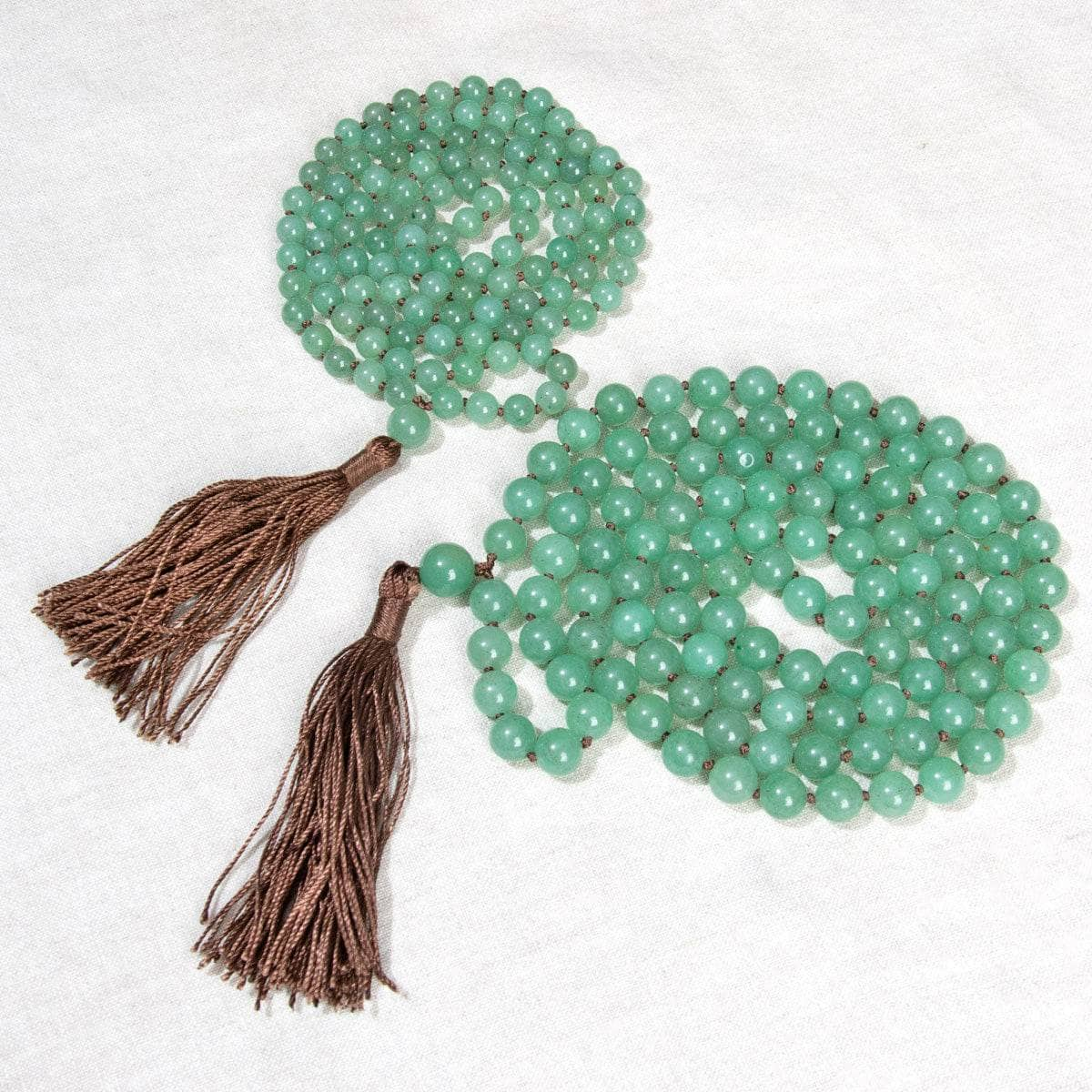 Green Aventurine Mala - High-Energy Gemstones by Tiny Rituals