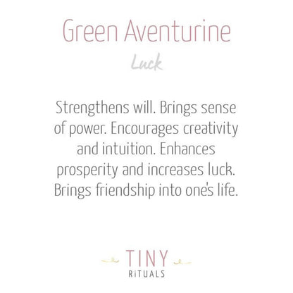 Green Aventurine Energy Bracelet by Tiny Rituals