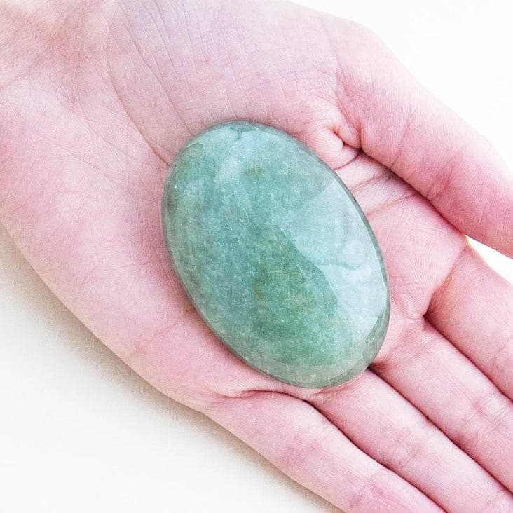 Green Aventurine Palm Stone by Tiny Rituals