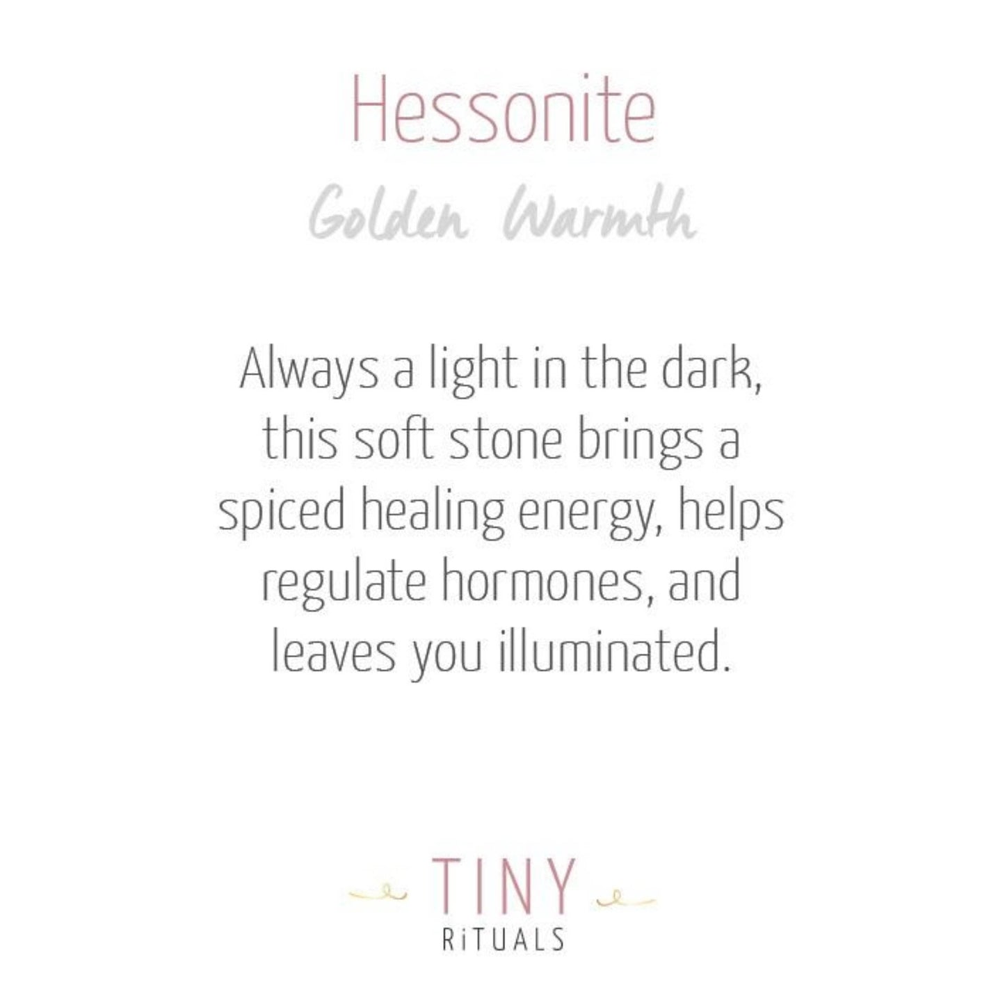 Hessonite Energy Bracelet by Tiny Rituals