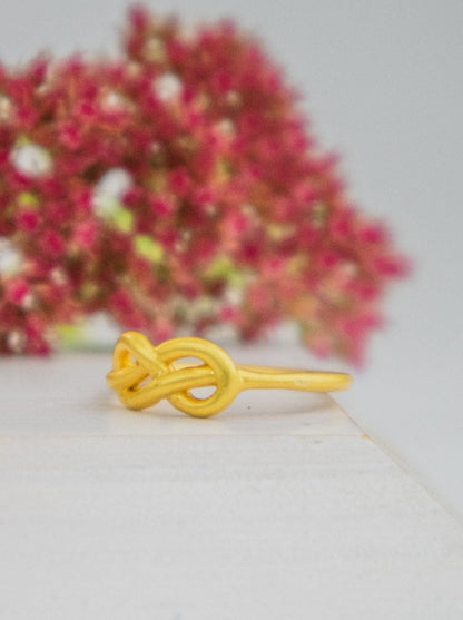 Infinity Knot Ring by Ash & Rose