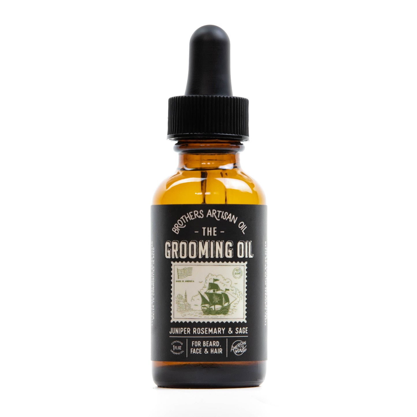 The Grooming Oil: Juniper Rosemary & Sage by Brothers Artisan Oil