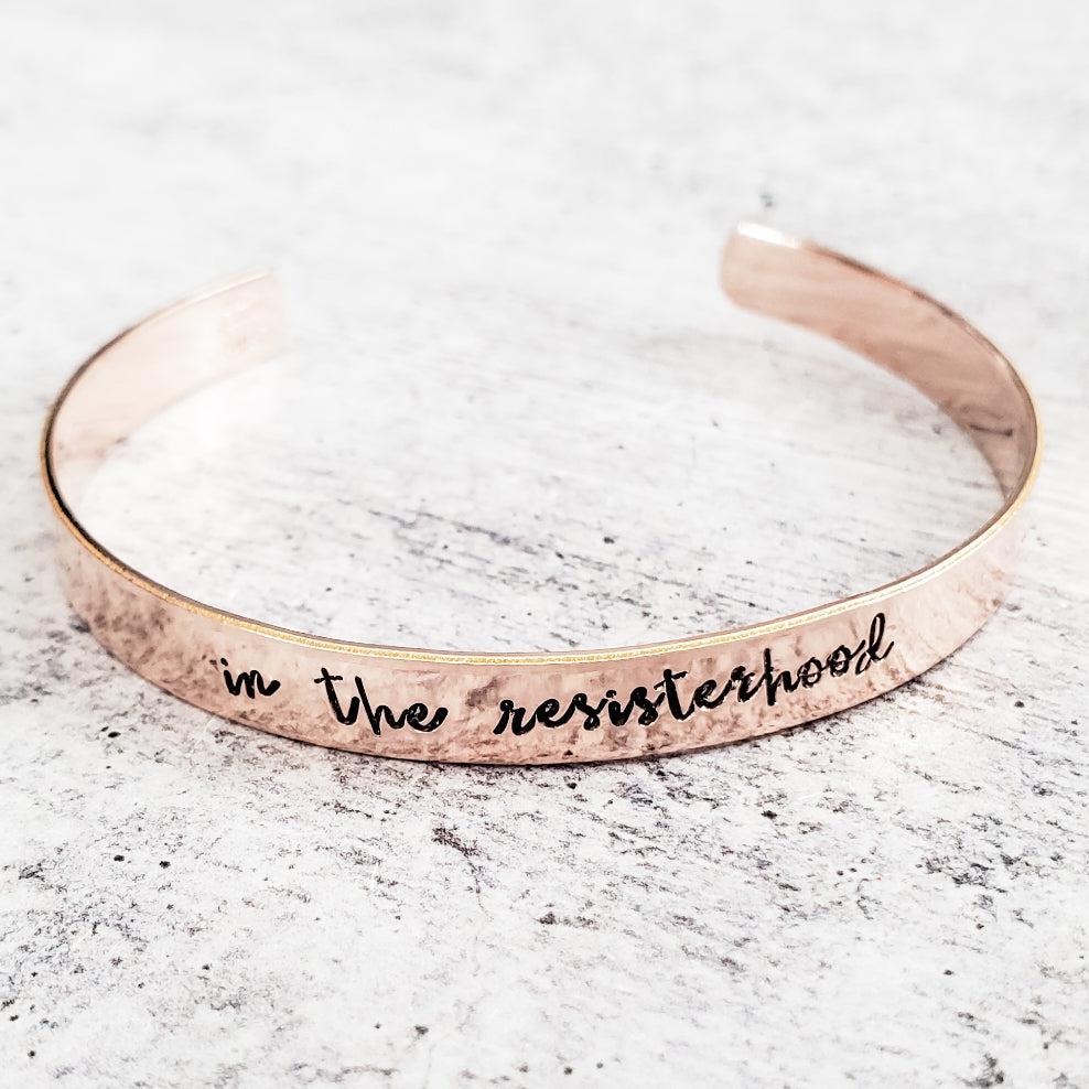 IN THE RESISTERHOOD Stacking Cuff Bracelet by Salt and Sparkle