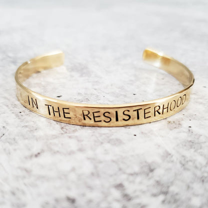 IN THE RESISTERHOOD Stacking Cuff Bracelet by Salt and Sparkle