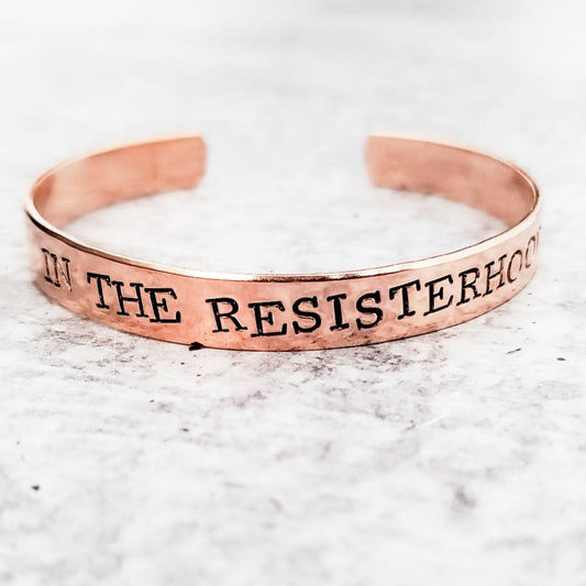 IN THE RESISTERHOOD Stacking Cuff Bracelet by Salt and Sparkle