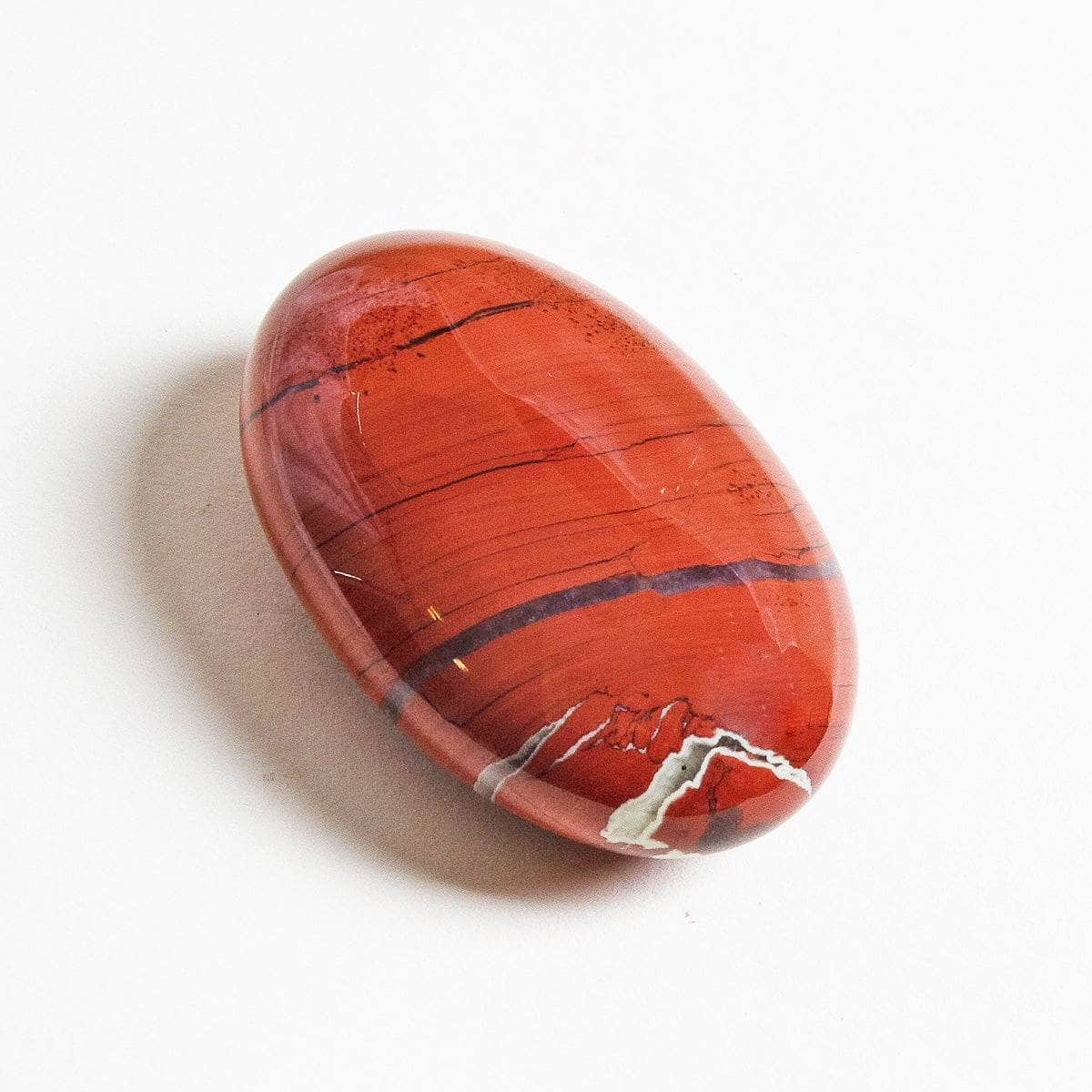 Red Jasper Palm Stone by Tiny Rituals