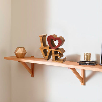 Love Handmade Wooden Sculpture by Decozen