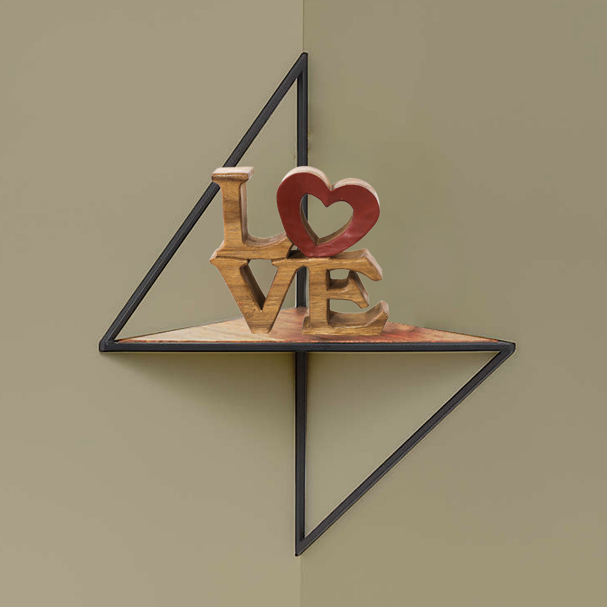 Love Handmade Wooden Sculpture by Decozen