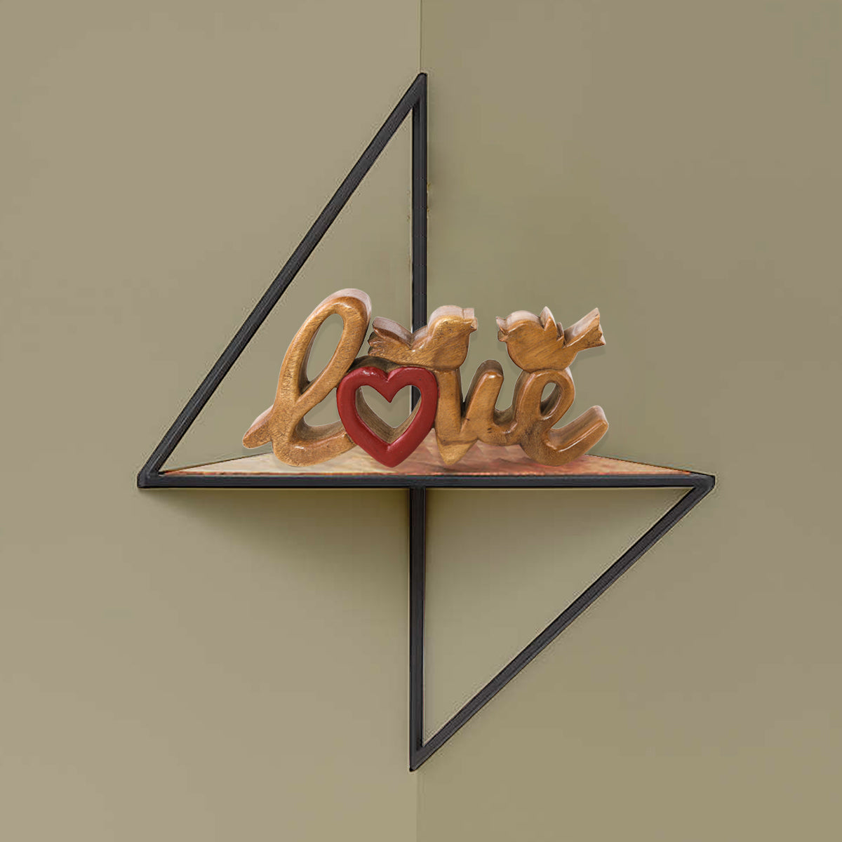 Love Handmade Wooden Sculpture by Decozen