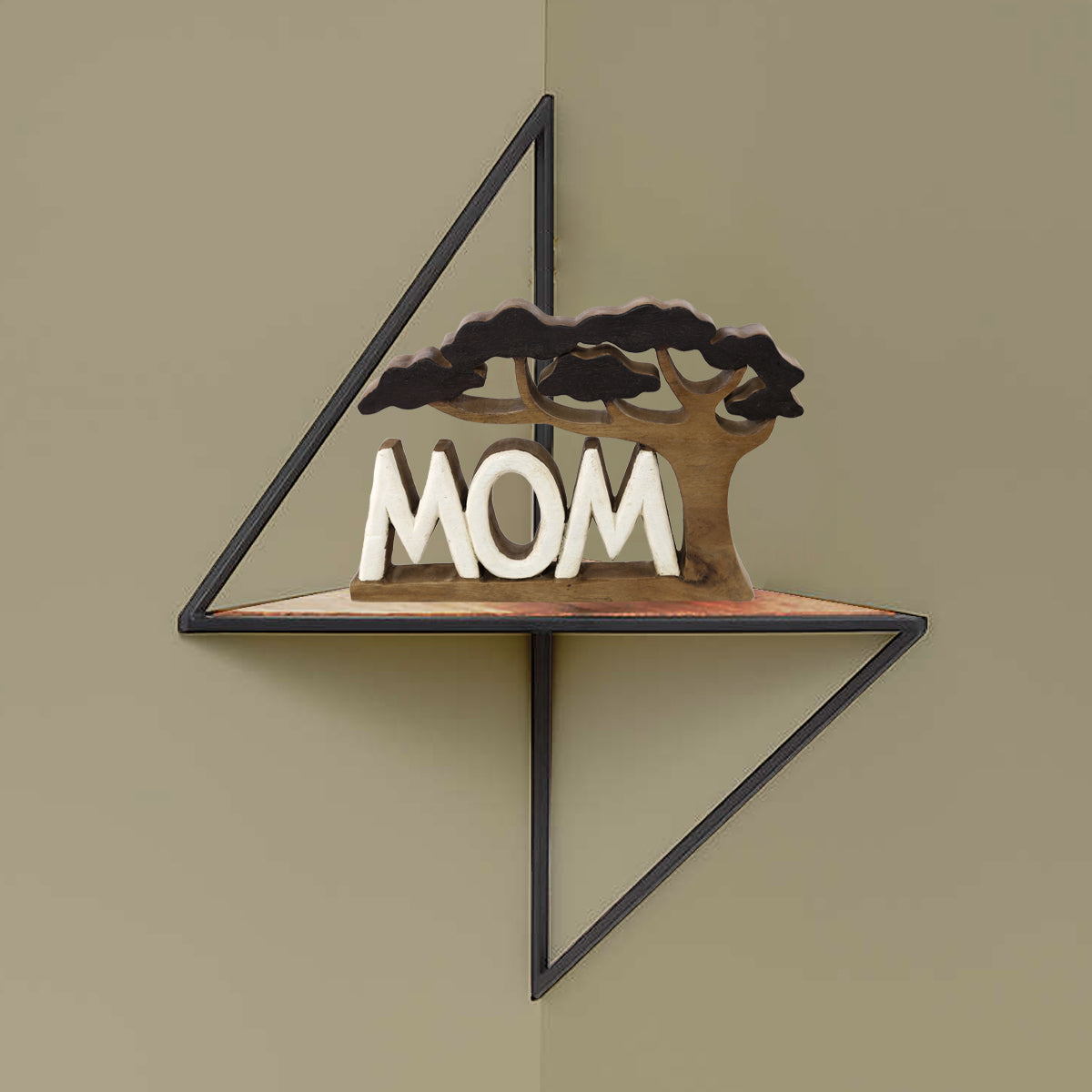 Mom Handmade Wooden Sculpture by Decozen