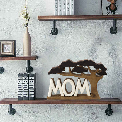 Mom Handmade Wooden Sculpture by Decozen