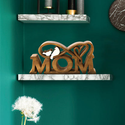 Mom Handmade Wooden Sculpture by Decozen