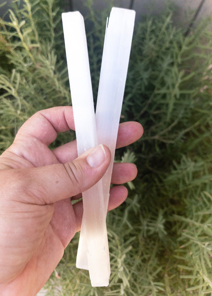 Selenite Sticks 8" by Whyte Quartz