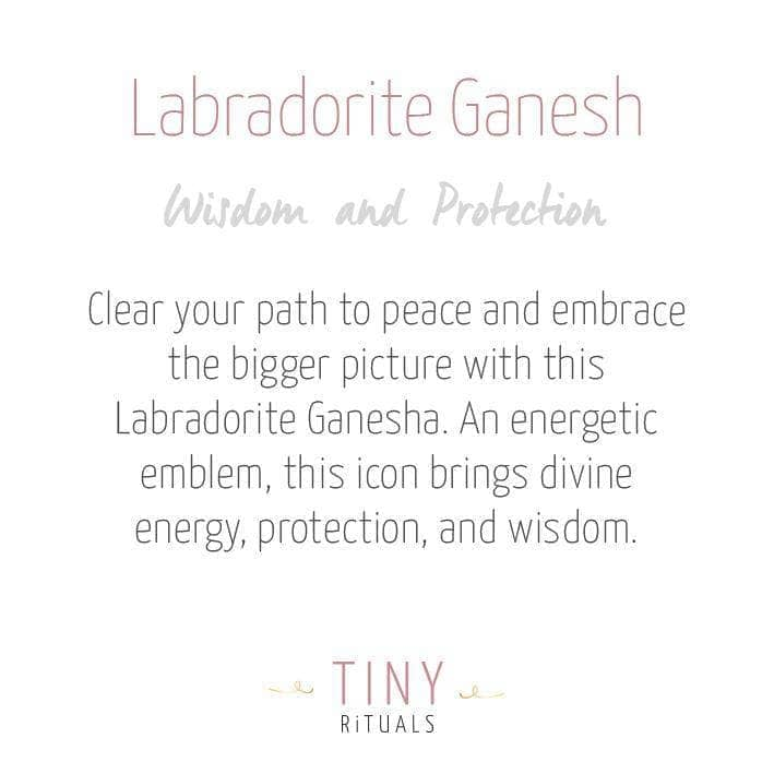 Labradorite Ganesh by Tiny Rituals