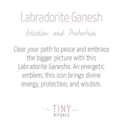 Labradorite Ganesh by Tiny Rituals