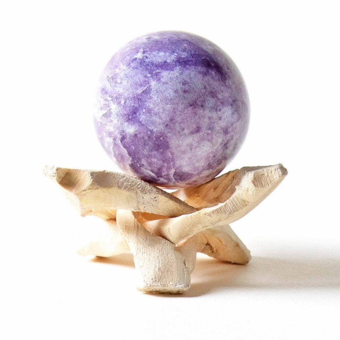 Lepidolite Sphere with Tripod by Tiny Rituals