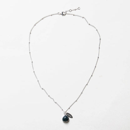 March Bloodstone Birthstone Necklace by Tiny Rituals