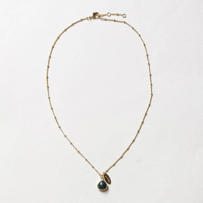 March Bloodstone Birthstone Necklace by Tiny Rituals