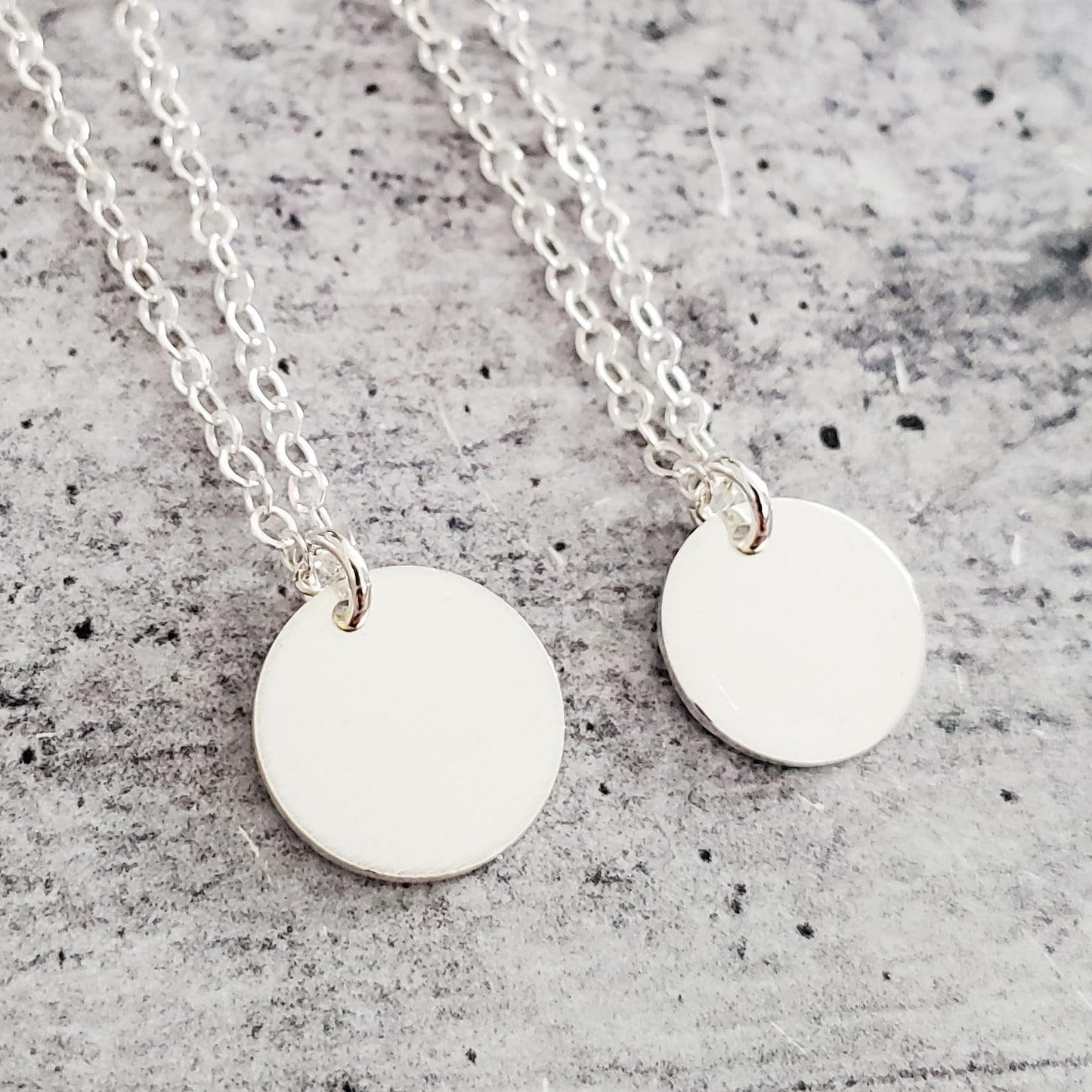 Minimalist Daisy Charm Necklace by Salt and Sparkle