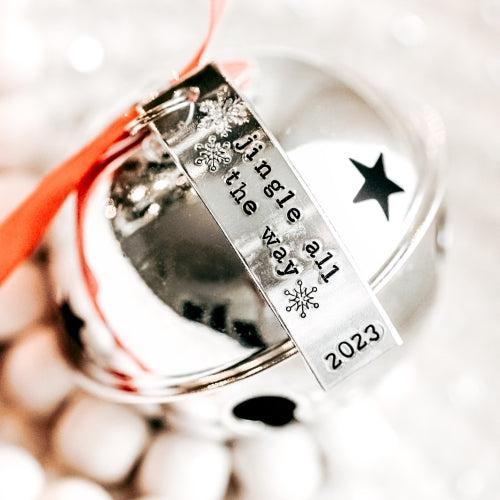 Our First Christmas Giant Jingle Bell Keepsake Ornament by Salt and Sparkle