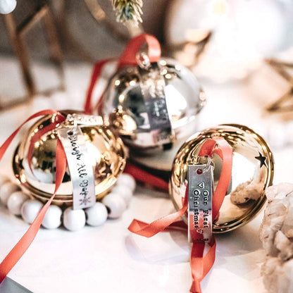 Our First Christmas Giant Jingle Bell Keepsake Ornament by Salt and Sparkle