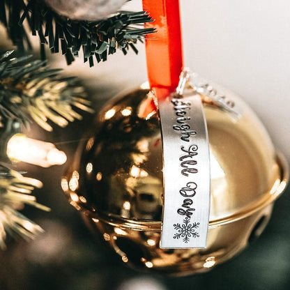 Our First Christmas Giant Jingle Bell Keepsake Ornament by Salt and Sparkle