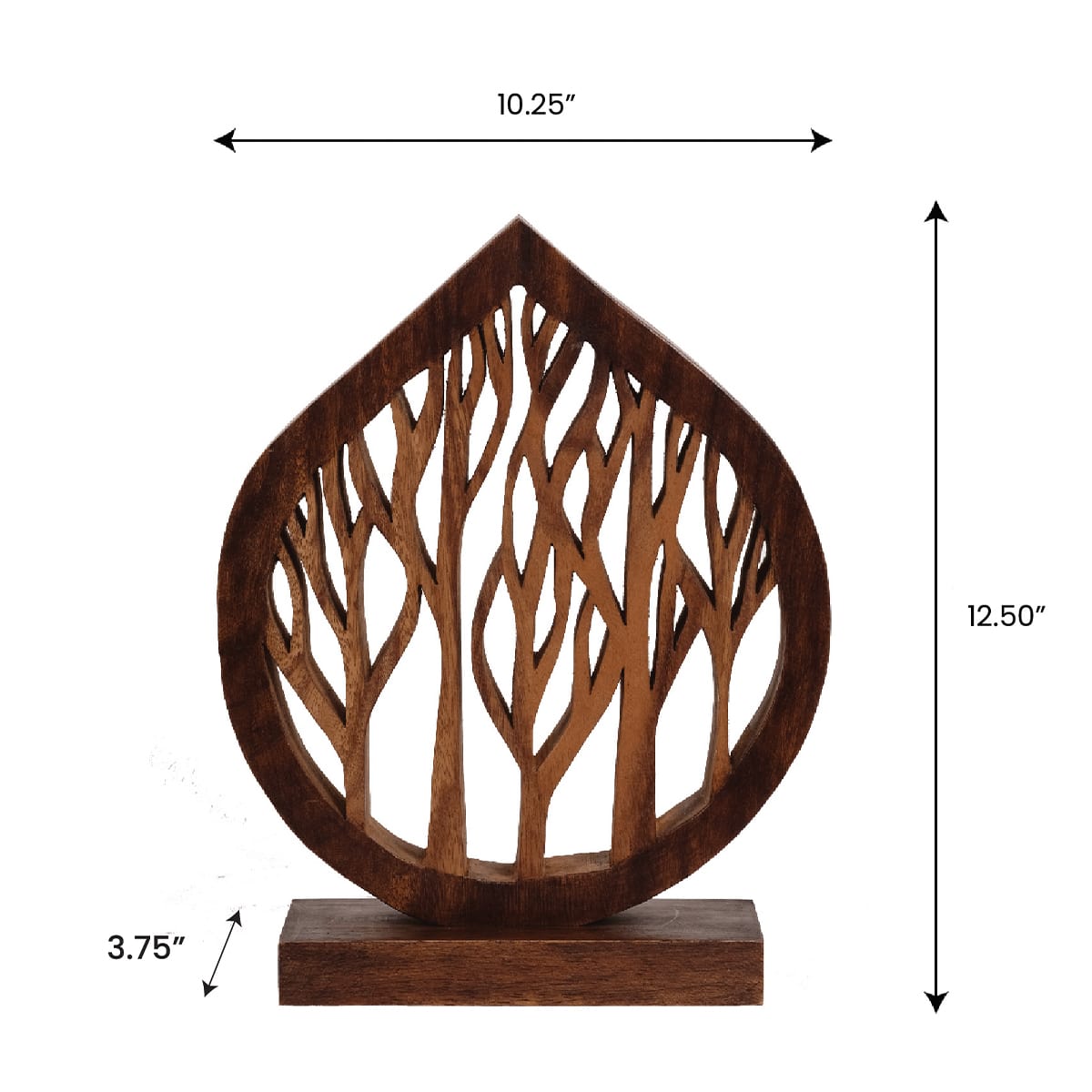 Lucky Tree Handmade Wooden Sculpture by Decozen