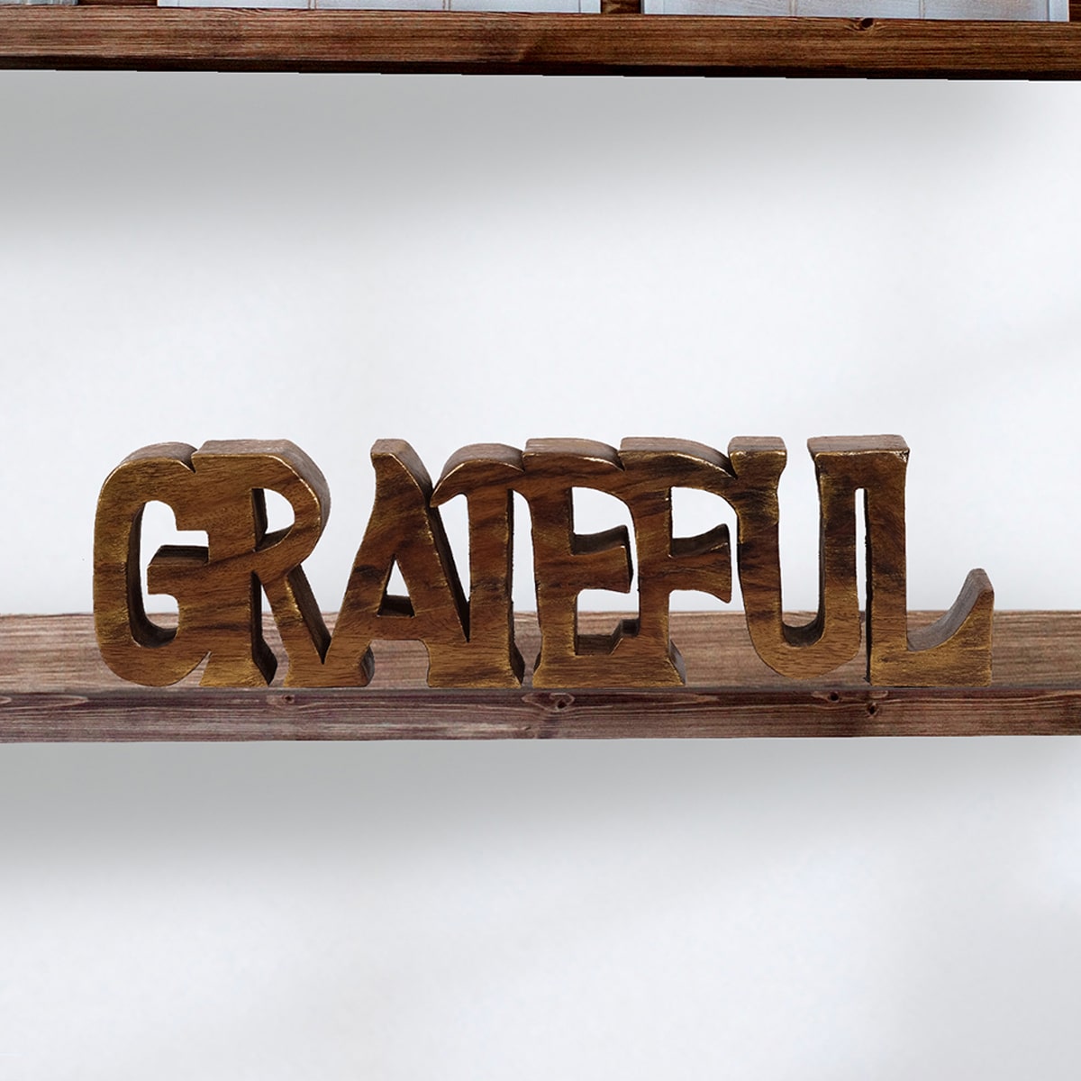 Grateful Wooden Handmade Sculpture by Decozen