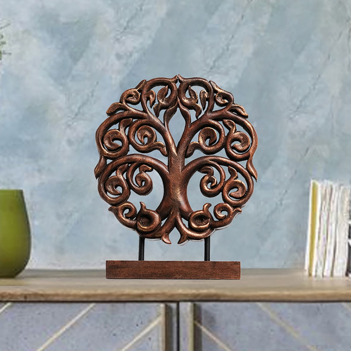 Tree of Life Handmade Wooden Sculpture by Decozen