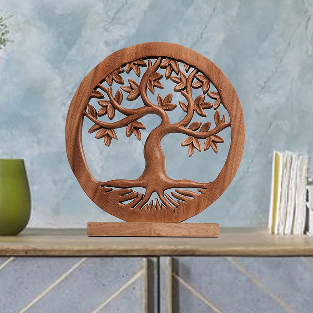 Tree of Life Handmade Wooden Sculpture by Decozen