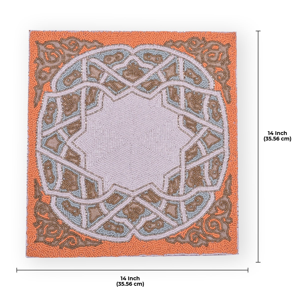 The Edmonia Beaded Placemats by Decozen