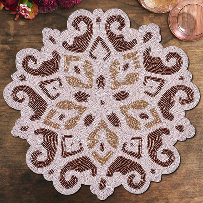 The Arvilla Beaded Placemats by Decozen