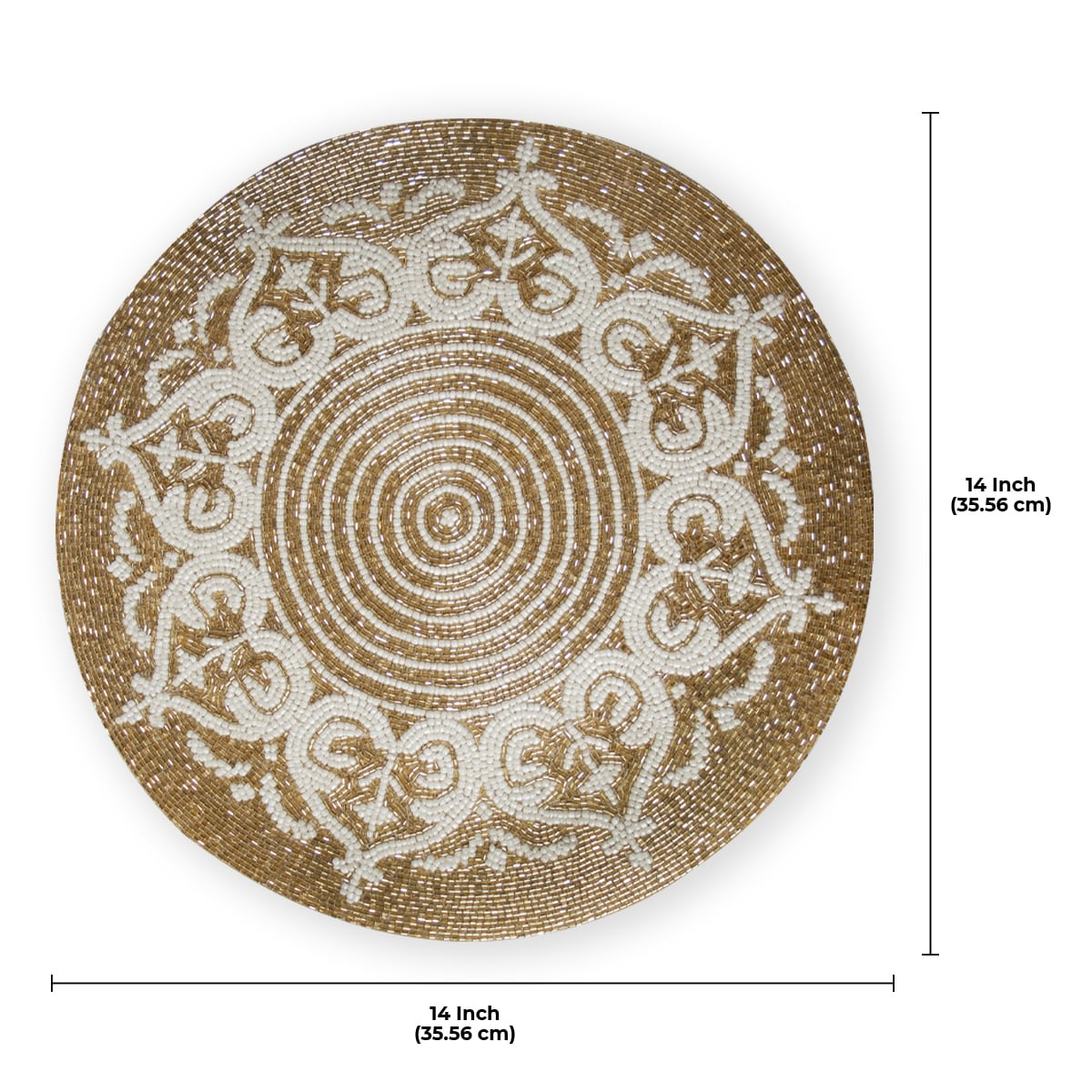 The Harney Beaded Placemats by Decozen