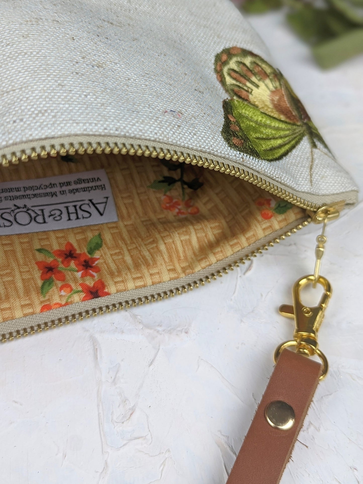 Butterfly Wristlet Purse by Ash & Rose