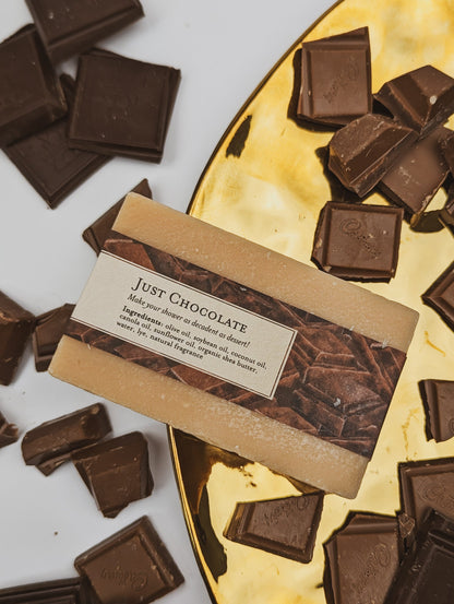 Just Chocolate Soap Bar by Ash & Rose